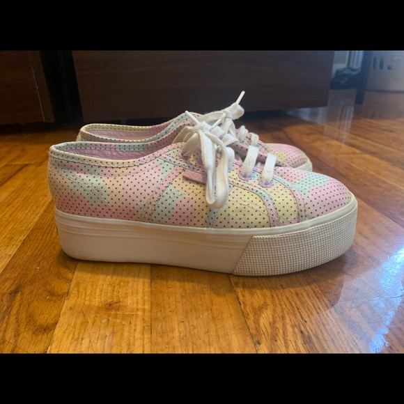 Superga tie dye platform sneakers - Picture 4 of 5